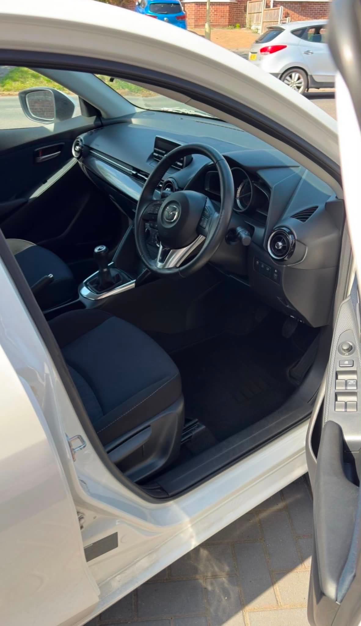 Freshly valeted white Mazda interior by PH Detailing, car detailing in Havant Freshly valeted white Mazda interior by PH Detailing, car detailing in Havant